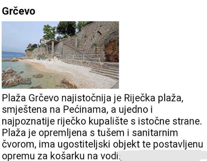 Apartman Nino Rijeka Eksteriør billede